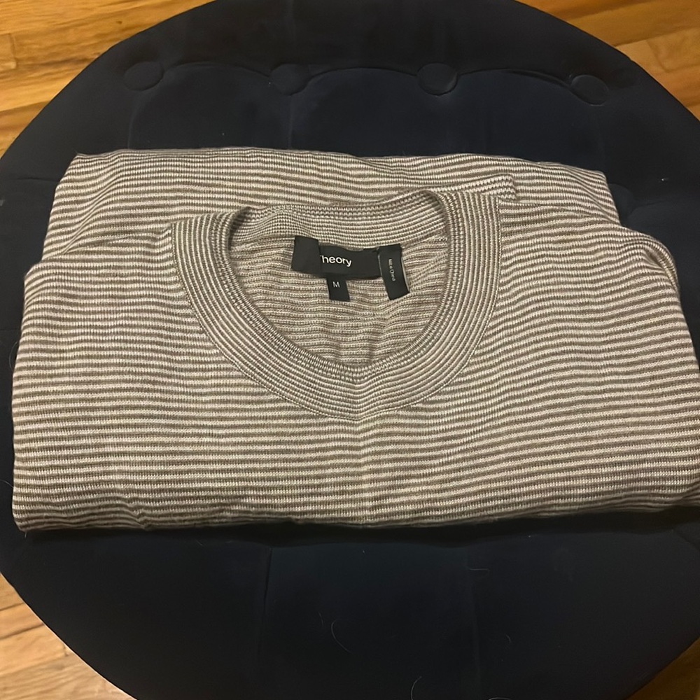 THEORY - striped Merino wool sweater - perfect condition